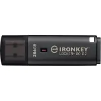 Kingston 256 GB IRONKEY LOCKER PLUS 50 G2, FIPS 197, AES-256 (IKLP50G2/256GB)