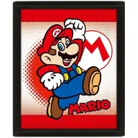 Pyramid Super Mario Yoshi 25x20 cm 3D taulu