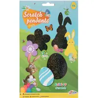 Craft Creative Scratch Pendants Easter 9pcs.