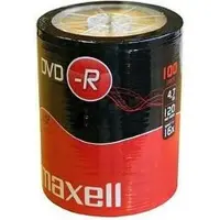Maxell DVD-R 4.7GB 100 Pack, DVD-R, 120 mm, Tulostettava, Akseli, 100 kpl, 4,7 GB (MX275733)