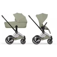 Cybex Priam Style yhdist chromebrw (pkt) Chrome Brown/Sage Green