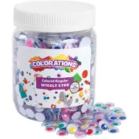 Colorations - Colored Wiggle Eyes 1000 pcs.