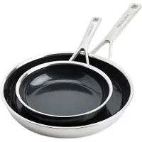 KitchenAid Multiply keraaminen paistinpannusetti 20/28 cm