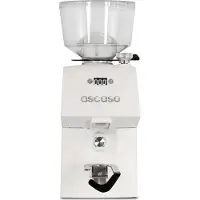 Ascaso H64 espresso-kahvimylly - Single Dose, valkoinen