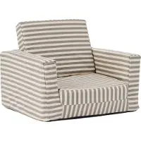 Kids Concept Taitettava Nojatuoli Natural White/ Blue Natural White/ Blue-OS Valkoinen One Size Pojat, Tytöt
