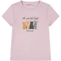 Abercrombie Kids Te-S/S Tee - Pink - 147/163
