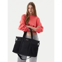 EA7 for woman. 7W001196_AF22279 Large capacity bag black (OSFA), Casual, Polyester