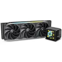 Sudokoo Proteus 360 360mm ARGB -nestejäähdytin, musta