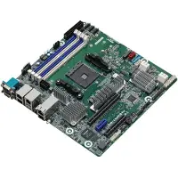 Asrock X570D4U-2L2T/BCM, 1xSKT AM4, AMD Ryzen 5000, X570, 4xDIMM, SATA, 2xM.2, 2xGbE, 2x10GbE, IPMI (X570D4U-2L2T/BCM)