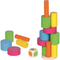 Goki Wooden Balance Game Tower 27 pcs.