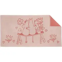 Arabia Muumi kylpypyyhe 70 x 140 cm Rakkaus pinkki