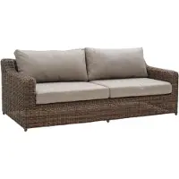 Brafab Glendon 3-paikkainen sohva Dark brown / Soft moose