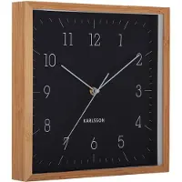 Karlsson seinäkello Neat Cuadrado black KA6114BK