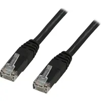 Microconnect Cat5e U/UTP RJ45 10m -verkkokaapeli, musta
