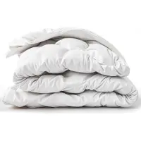 11.11 SRLS Couette - VALKOINEN KIVI - 210 x 260 cm - 400 g/m² - Hypoallergeeninen Mikrofiibre - Lämmin Täyte