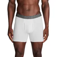 Under Armour Ua Performance Cotton - Solid 6" 3Pk - White - S