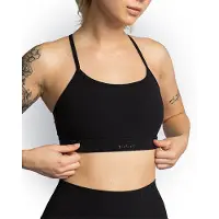 Awco Studio Light Sports Bra, Matte Black