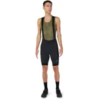 FOX Flexair Ascent bib-shortsit pehmusteella Musta miehet