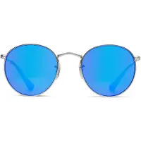 Dot Dash Velvatina Sil Satin Aurinkolasit blu chrome Koko Uni