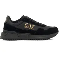 EA7 unisex. 7X000380_AF19175 Running Shoes Inspired Black (37 1/3), Flat, Laces, Sport