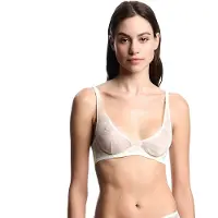 Emporio Armani for woman. EW002718_AF19030 White mesh bra (90B), Homewear, Polyamide