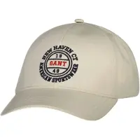 Gant for man. 9901314 Cotton twill cap Shield beige (OSFA), Casual, Organic Cotton, Sustainable
