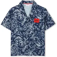 Hugo Kids Short Sleeve Shirt - Navy - 140