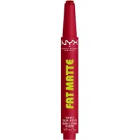 NYX Fat Matte Slick Click Lip Balm, 17 Scarlet Snuggles
