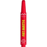 Nyx Fat Matte Slick Click Lip Balm, 15 Fuzzy Flame