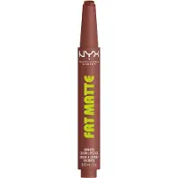 NYX Fat Matte Slick Click Lip Balm, 08 Toasty Taupe