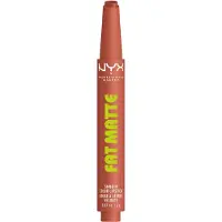 NYX Fat Matte Slick Click Lip Balm, 01 Cozy Whipped