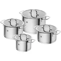 Zwilling True Flow kattilasetti 4 osaa + 4 kantta, ruostumatonta terästä