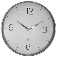 Nextime - Finesse Large nXt Seinäkello 51 cm Kromi/Harmaa