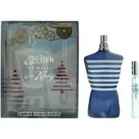 Jean Paul Gaultier Set : Le Male In The Navy Eau De Toilette per uomo 125 ml + Le Male In The Navy Eau De Toilette per uomo 10 ml