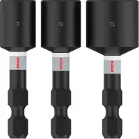 Bosch Accesorios Hylsysarja 2608521U64; 1/4''; 8-13 mm; 3 kpl.