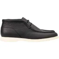 BOSS for man. 50536227 Sienne leather shoes black (43), Flat, Laces, Casual