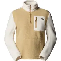 The North Face Women's Yumiori 1/4 Zip Khaki Stone/White Dune Välikerrospuserot XL