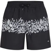 O'Neill Uni Flower 16" Surffishortsit black tropical stripe Koko XL
