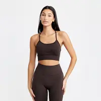 Drop of Mindfulness Signature Seamless Bra - Brown - XL