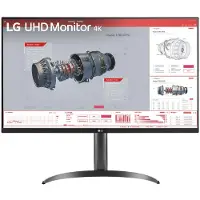 LG 32BR55UK-B 32" 4K UHD, VA -näyttö, USB-C hub