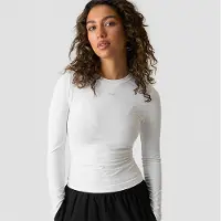 ICANIWILL Essence Seamless Long Sleeve White Snow