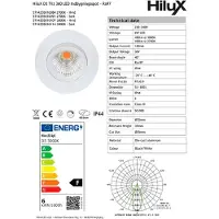 HiluX D3 Tilt360 - Full Spectrum LED Recessed spot - Ra97 - 3000K - White