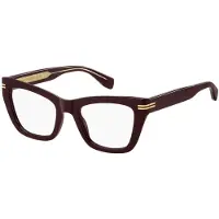 Marc Jacobs MJ 1114 51/21/140 Burgundin väriset silmälasit 2 asetaattikehystä NAISILLE MJ 1114
