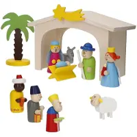 Woomax Wooden Navity Scene Kuvio 11 Kappaletta