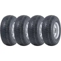 Parnells 13x5,00-6 ruohonleikkurin renkaat ja vanteet Wanda P332, 20 mm 6304 laakerit (4 kpl sarja)