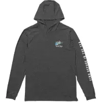 Salty Crew Surface Hood Sunshirt Longsleeve Lycra harmaa, M