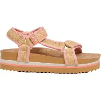 Pepe Jeans for woman. PLS900027 Unber orange sandals (38), 3 to 5 cm, Velcro, Casual