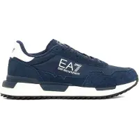 Emporio Armani unisex. 7X000380_AF19175 Vintage Sneakers Navy (47 1/3), Black, Fabric, 1 to 3 cm, Laces, Sport