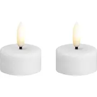 Moods & More - Tealight Candle LED Tuikkukynttilä 3,9x2 cm2 kpl Valkoinen