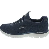 SKECHERS Slip on -tennarit 'Summits' laivastonsininen / valkoinen